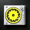Slipmat Sägeblatt gelb:schwarz